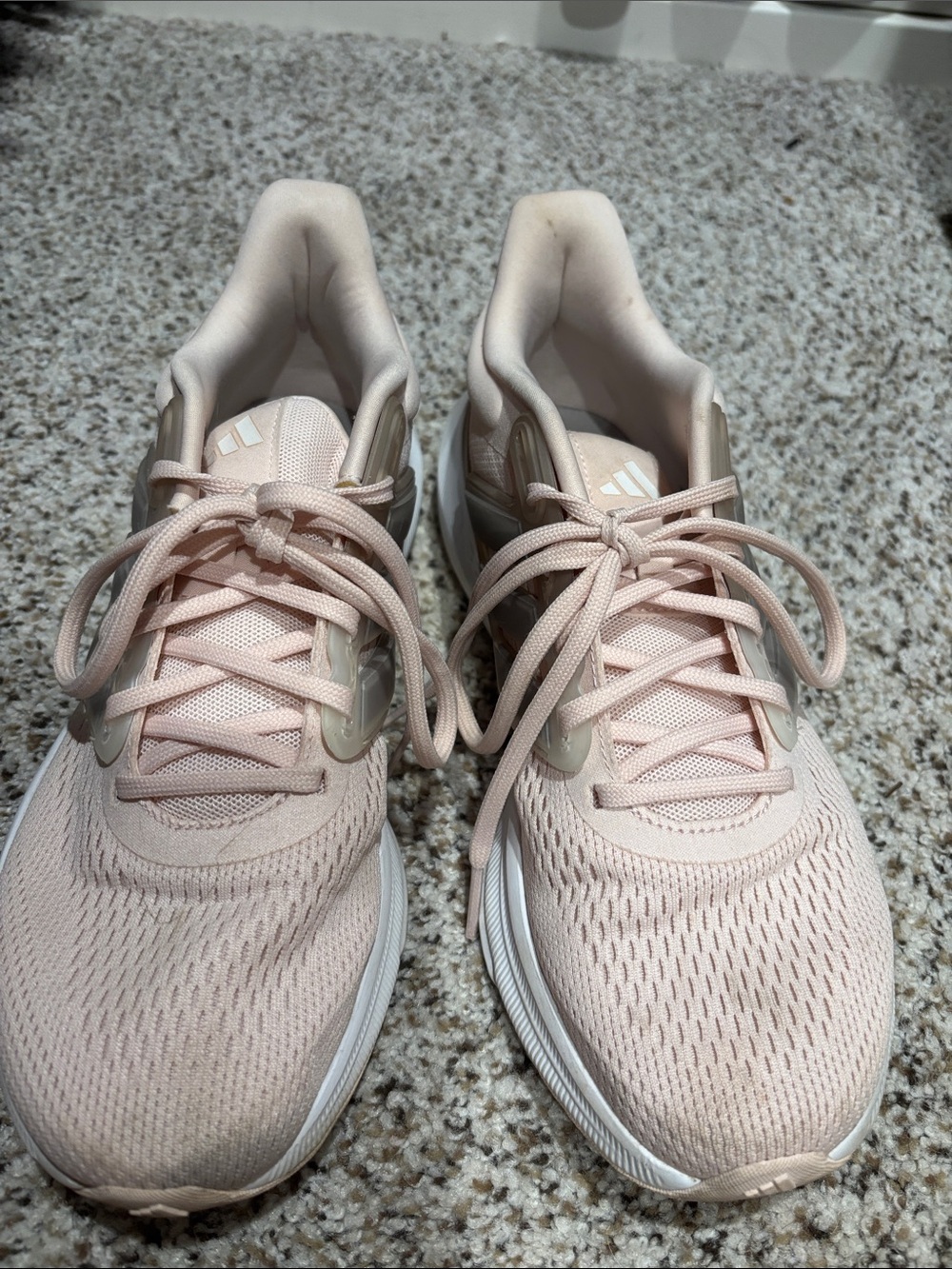 adidas Women's Pale Pink Mesh Running Shoes